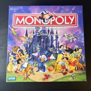 2001 Monopoly The Disney Edition Board Game Parker Brothers 100% Complete
